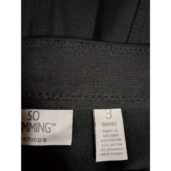Chico's Pants Ladies Large Chico's 3 So Slimming Comfort Waist - Picture 7 of 8